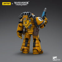 Warhammer Collectibles: 1/18 Scale Imperial Fists Legion MkIII Tactical Squad Sergeant with Pwr Fist - Pre-Order - Gap Games