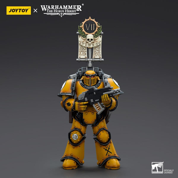Warhammer Collectibles: 1/18 Scale Imperial Fists Legion MkIII Tactical Squad Sgt with Power Sword - Pre-Order - Gap Games