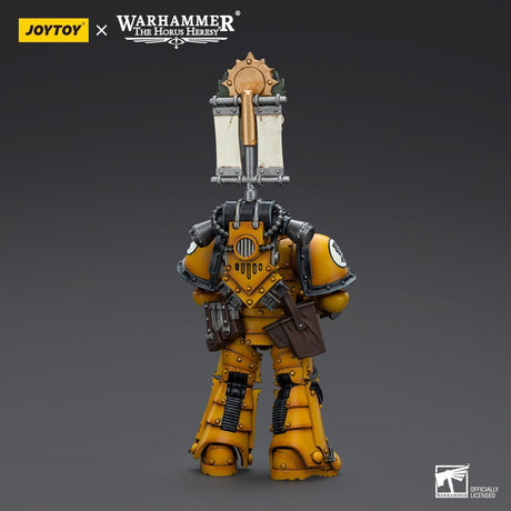 Warhammer Collectibles: 1/18 Scale Imperial Fists Legion MkIII Tactical Squad Sgt with Power Sword - Pre-Order - Gap Games