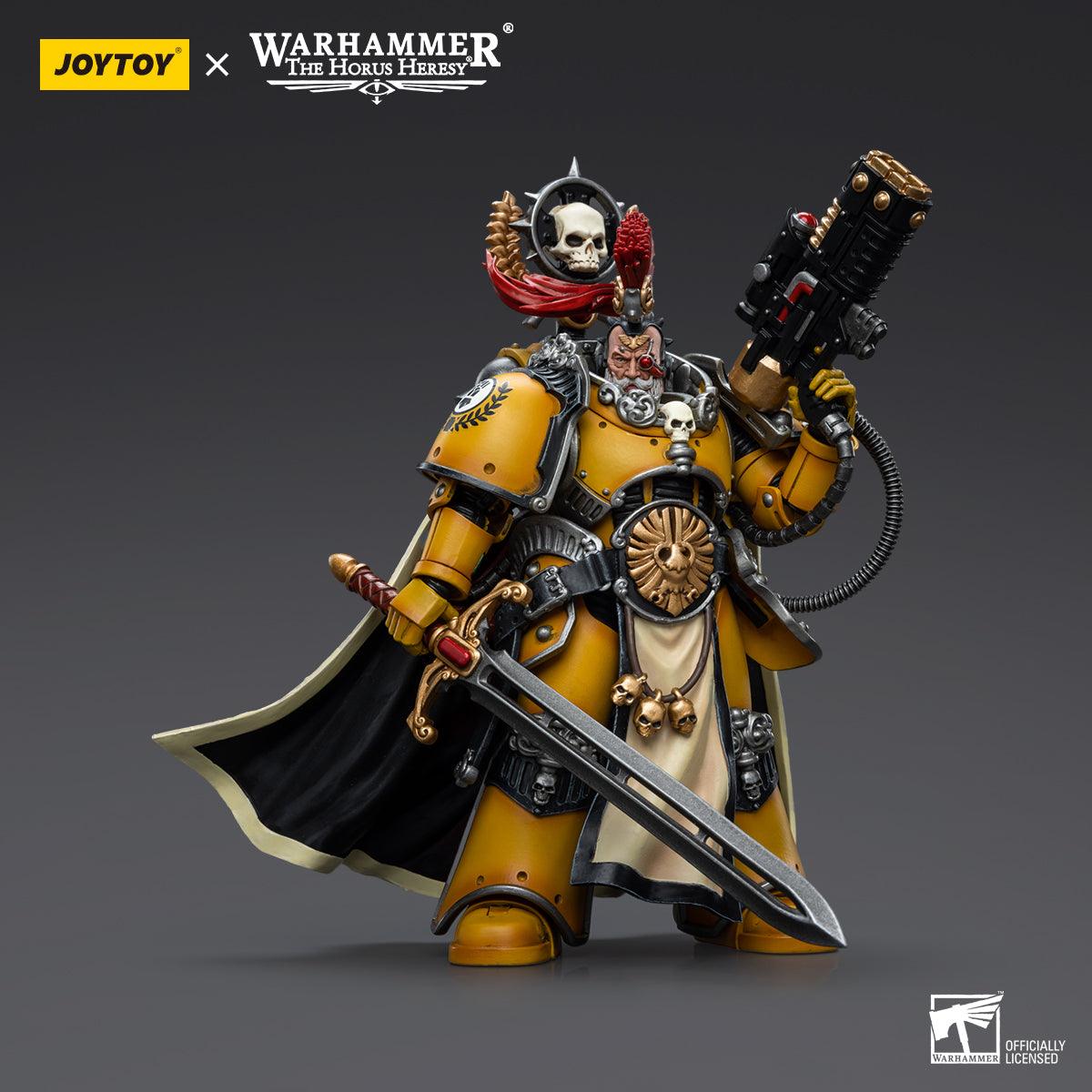 Warhammer Collectibles: 1/18 Scale Imperial Fists Legion Praetor with Power Sword - Gap Games