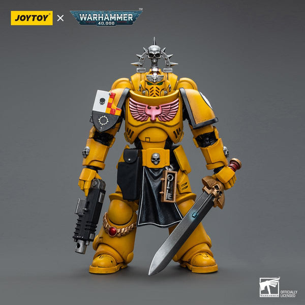 Warhammer Collectibles: 1/18 Scale Imperial Fists Lieutenant with Power Sword - Pre - Order - Gap Games