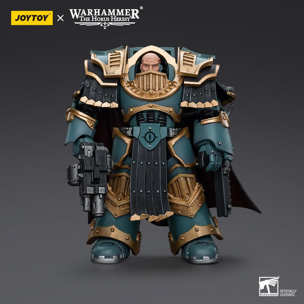 Warhammer Collectibles: 1/18 Scale Sons of Horus Legion Praetor in Cataphractii Terminator Armour - Pre-Order - Gap Games
