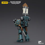 Warhammer Collectibles: 1/18 Scale Sons of Horus MKIV Tactical Squad Legionary with Legion Vexilla - Pre-Order - Gap Games