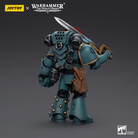 Warhammer Collectibles: 1/18 Scale Sons of Horus MKIV Tactical Squad Sergeant with Power Fist - Pre-Order - Gap Games