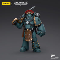 Warhammer Collectibles: 1/18 Scale Sons of Horus MKIV Tactical Squad Sergeant with Power Fist - Pre-Order - Gap Games