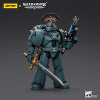 Warhammer Collectibles: 1/18 Scale Sons of Horus MKVI Tactical Squad Sergeant with Power Sword - Pre-Order - Gap Games