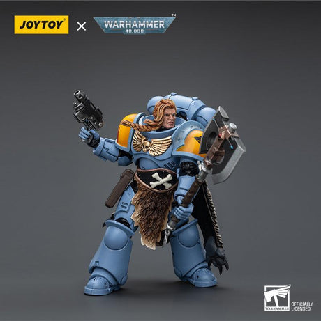 Warhammer Collectibles: 1/18 Scale Space Marines Space Wolves Claw Pack Pack Leader Logan Ghostwolf - Pre-Order - Gap Games