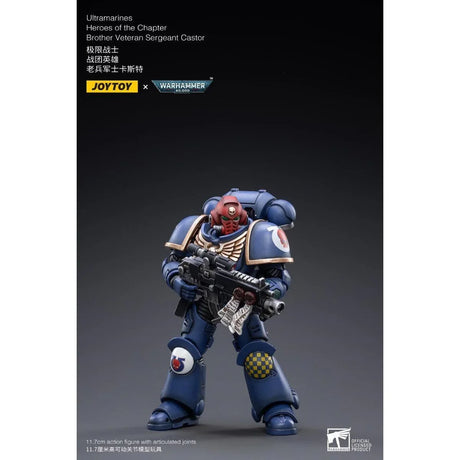 Warhammer Collectibles: 1/18 Scale Ultramarines Brother Veteran Sergeant Castor - Gap Games