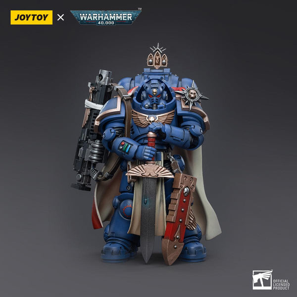Warhammer Collectibles: 1/18 Scale Ultramarines Captain With Master-crafted Heavy Bolt Rifle - Gap Games