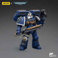 Warhammer Collectibles: 1/18 Scale Ultramarines Vanguard Veteran with Chainsword and Bolt Pistol - Pre-Order - Gap Games