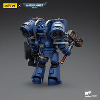 Warhammer Collectibles: 1/18 Scale Ultramarines Vanguard Veteran with Thunder Hammer, Storm Shield - Pre-Order - Gap Games