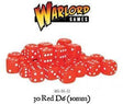 Warlord Games - 30 Red Dice (10mm) - Gap Games