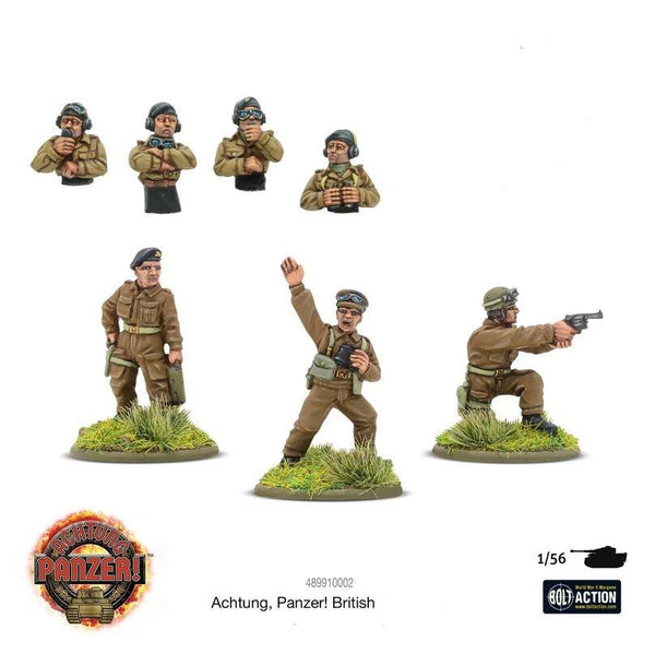 Warlord Games - Achtung Panzer - British Army Tank Crew - Pre-Order - Gap Games