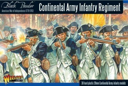 Warlord Games - AWI Continental Army Infantry Regiment - Gap Games