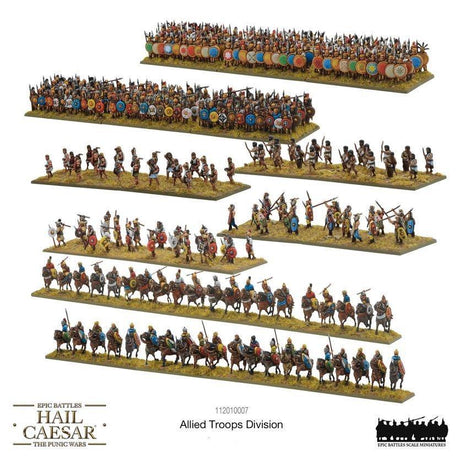 Warlord Games - Epic Battles: Hail Caesar Allied Troops Division - Gap Games