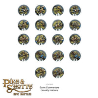 Warlord Games - Epic Battles: Pike & Shotte Scots Covenanters Casualty Markers - Gap Games