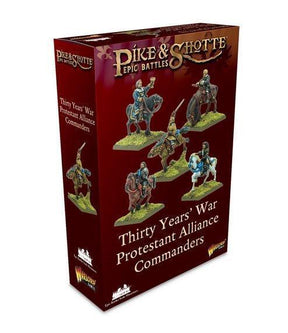 Warlord Games - Epic Battles: Pike & Shotte Thirty Years War Protestant Alliance Commanders - Gap Games