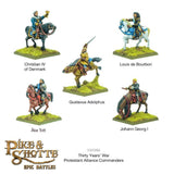 Warlord Games - Epic Battles: Pike & Shotte Thirty Years War Protestant Alliance Commanders - Gap Games