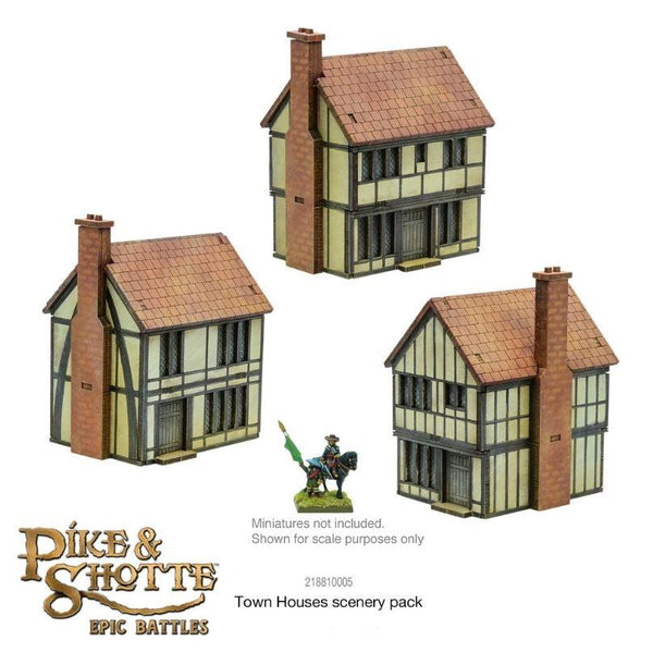 Warlord Games - Epic Battles: Pike & Shotte Town Houses Scenery Pack - Gap Games