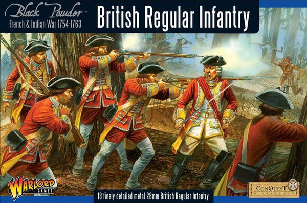 Warlord Games - French Indian War 1754-1763: British Regular Infantry - Gap Games