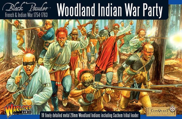 Warlord Games - French Indian War 1754-1763: Woodland Indians War Party - Gap Games