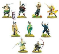 Warlords of Erehwon Sohei Warrior Monks w Naginata - Gap Games