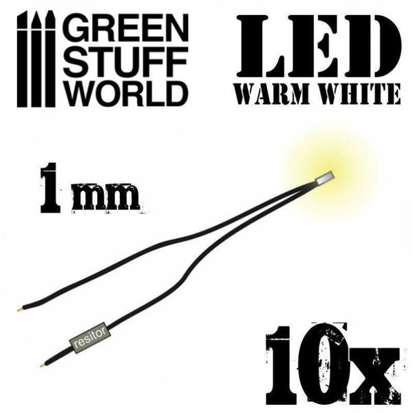 Warm White LED Lights - 1mm - Gap Games