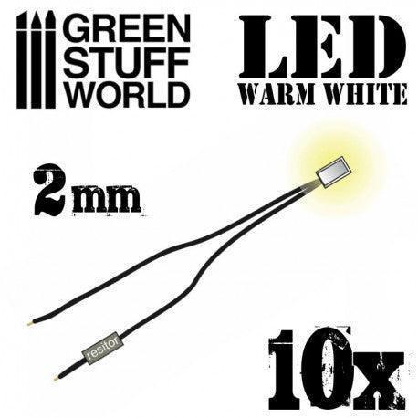 Warm White LED Lights - 2mm - Gap Games