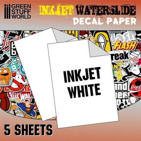 Waterslide Decals - Inkjet White - Gap Games