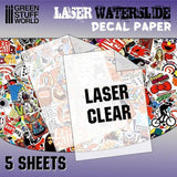 Waterslide Decals - Laser Transparent - Gap Games