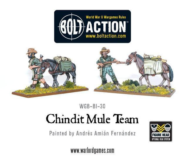 Bolt Action - Chindit Mule Teams