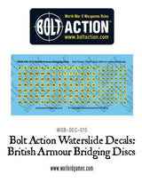 Bolt Action: British Armour Bridging discs decal sheet