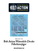 Bolt Action Fallschirmjager decals