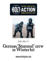 Bolt Action - German 'Stummel' crew in Winter kit