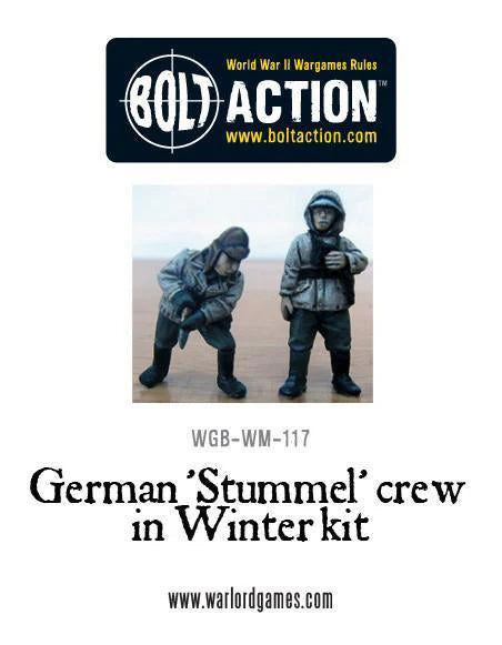 Bolt Action - German 'Stummel' crew in Winter kit