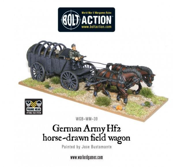 German Army Hf2 Horsedrawn Field Wagon - Gap Games