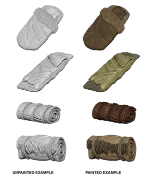 WizKids Deep Cuts Unpainted Miniatures Bedrolls - Gap Games