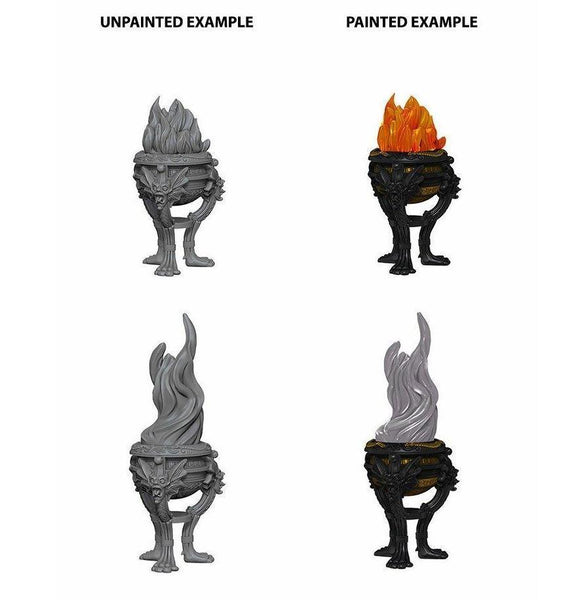 WizKids Deep Cuts Unpainted Miniatures Braziers - Gap Games