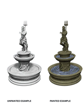 WizKids Deep Cuts Unpainted Miniatures Fountain - Gap Games