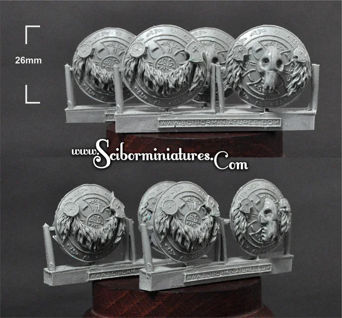 Wolf Decorated Plates set4