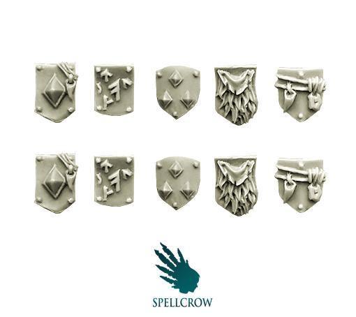 Wolves Knights Small Shoulder Shields - Gap Games