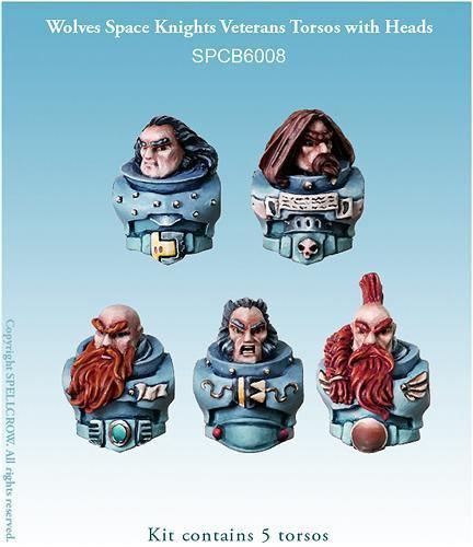 Wolves Knights Veterans Torsos with Heads - Gap Games