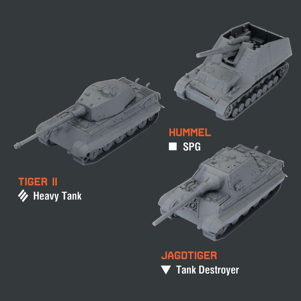 World of Tanks Miniatures Game German Tank Platoon 3 - Gap Games
