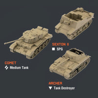 World of Tanks Miniatures Game U.K. Tank Platoon 3 - Gap Games