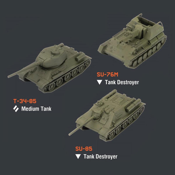 World of Tanks Miniatures Game U.S.S.R. Tank Platoon 3 - Gap Games
