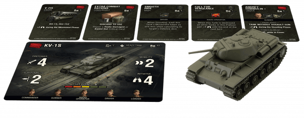 World of Tanks Miniatures Game Wave 3 Soviet KV-1S (Heavy Tank) - Gap Games