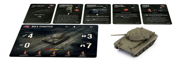World of Tanks Miniatures Game Wave 6 American M24 Chaffee - Gap Games