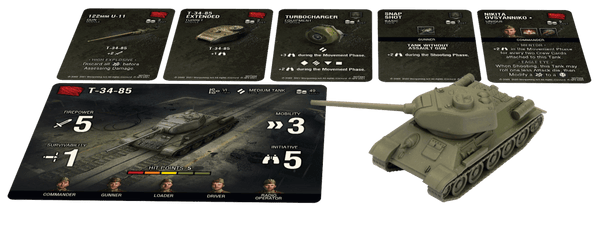 World of Tanks Miniatures Game Wave 7 Soviet T-34-85 - Gap Games