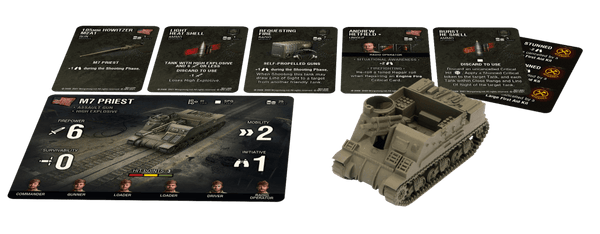 World of Tanks Miniatures Game Wave 8 American M7 Priest - Gap Games