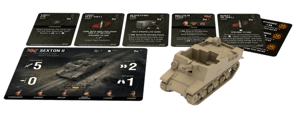 World of Tanks Miniatures Game Wave 8 British Sexton II - Gap Games